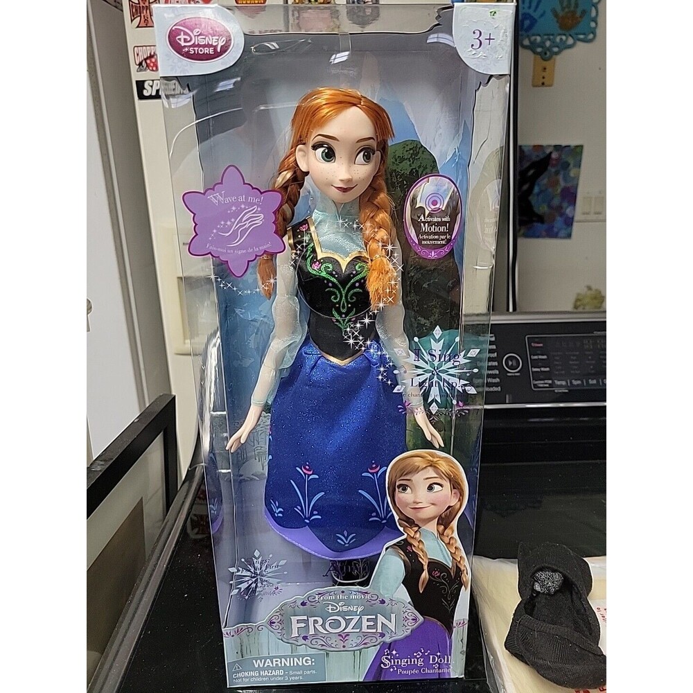 Disney 16" Frozen First Release Anna Singing Doll New! RARE HTF